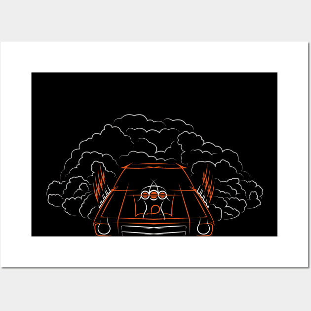 Burnout Wall Art by AutomotiveArt